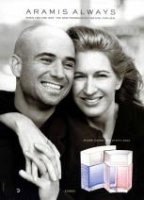 Andre Agassi & Stefanie Graf for Aramis Always fragrances
