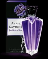 Avril Lavigne Forbidden Rose fragrance bottle