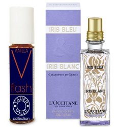 Tauerville Vanilla Flash and L'Occitane Iris Bleu & Iris Blanc