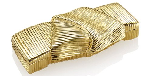 Estee Lauder Solid compact, Golden Bow