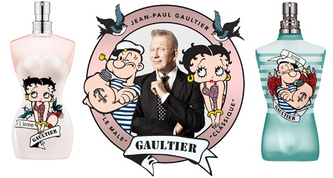 Jean Paul Gaultier Classique Betty Boop and Le Male Popeye