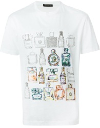 Versace perfume print T-shirt