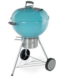 blue Weber grill