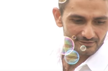Francis Kurkdjian with bubbles
