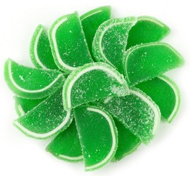 Lime Jelly Fruit Slices
