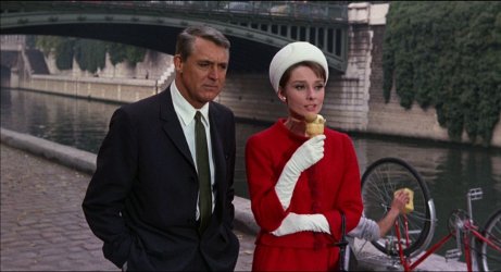 Cary Grant and Audrey Hepburn, still from Charade