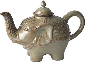elephant tea pot