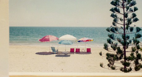 umbrellas on beach