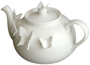 Polly George butterfly teapot