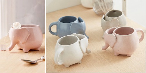 plum bow elephant mugs
