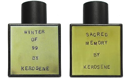 Kerosene Winter of 99 & Sacred Memory ~ new fragrances
