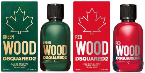 DSquared2 Green Wood & Red Wood~ new fragrances