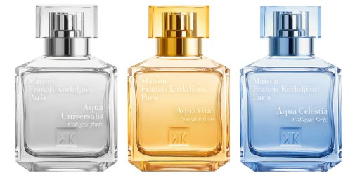Maison Francis Kurkdjian Collection Cologne Forte ~ new fragrances