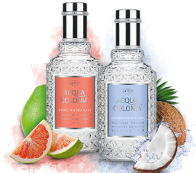 4711 Acqua Colonia Coconut Water & Yuzu and Pomelo & Sea Salt ~ new fragrances