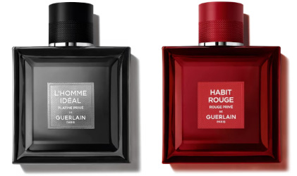 Guerlain Habit Rouge Rouge Prive & L?Homme Ideal Platine Prive ~ new fragrances