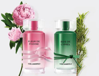 Karl Lagerfeld Fleur de Pivoine & Bois De Cypres ~ new fragrances