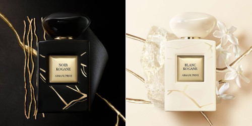 Armani Prive Noir Kogane & Blanc Kogane ~ new perfumes